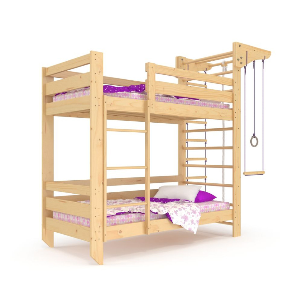 Двоярусне спортивне ліжко SportBaby babyson 9, 80x190см