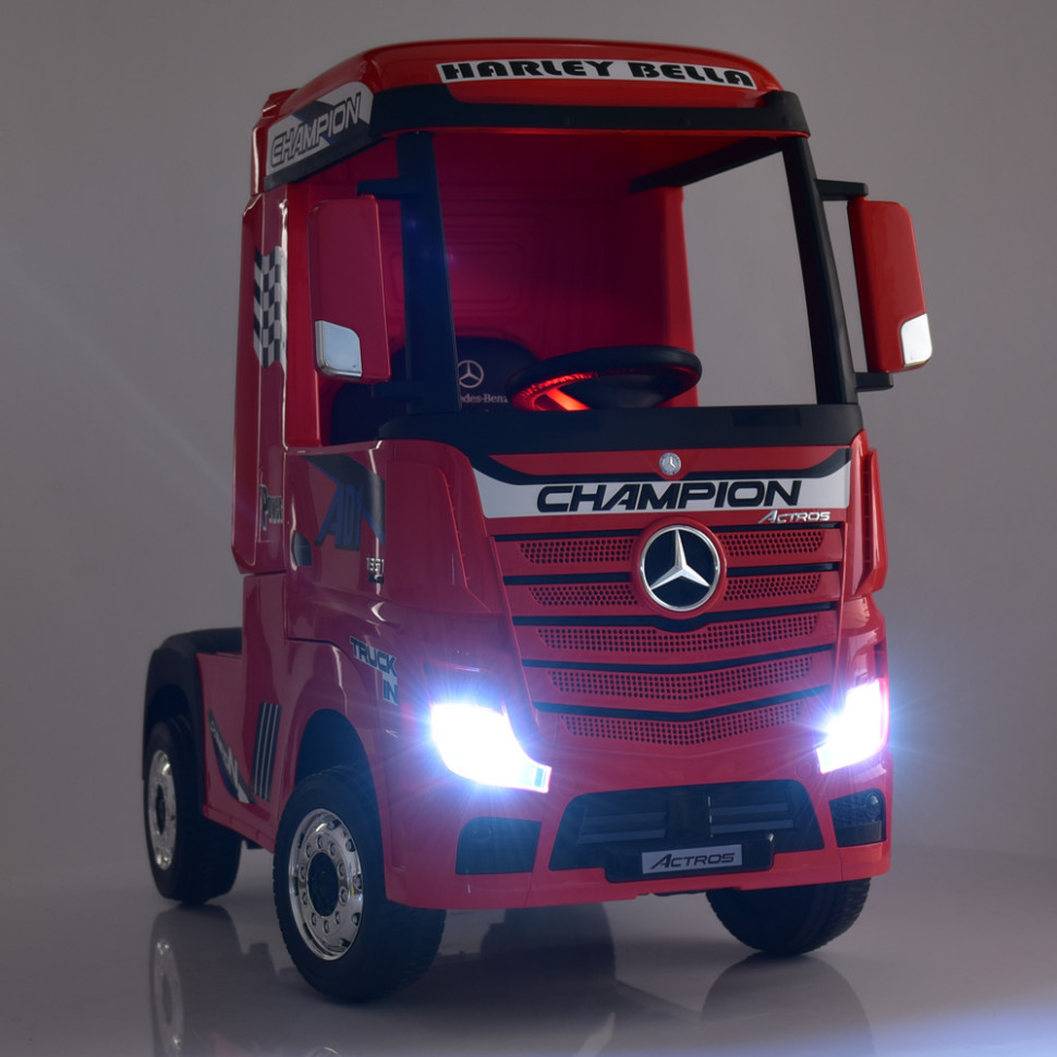 Дитячий електромобіль Вантажівка Bambi M 4208EBLR-1 Mercedes-Benz до 30 кг