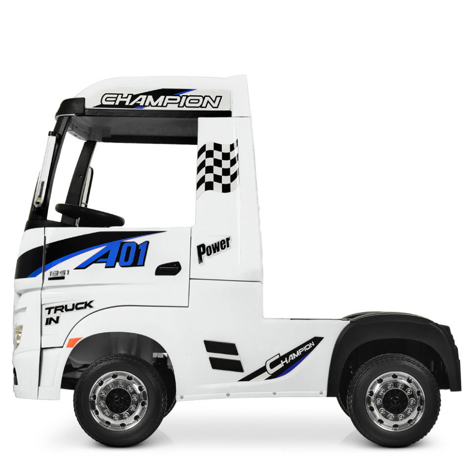 Дитячий електромобіль Вантажівка Bambi M 4208EBLR-1 Mercedes-Benz до 30 кг