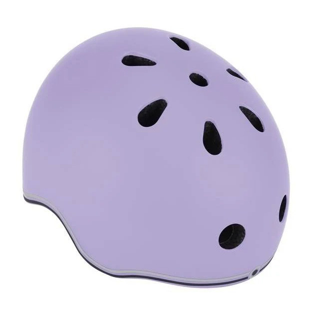 Детский защитный шлем GO UP LIGHTS GLOBBER 506-103 лавандовый, с фонариком, XXS 45-51см