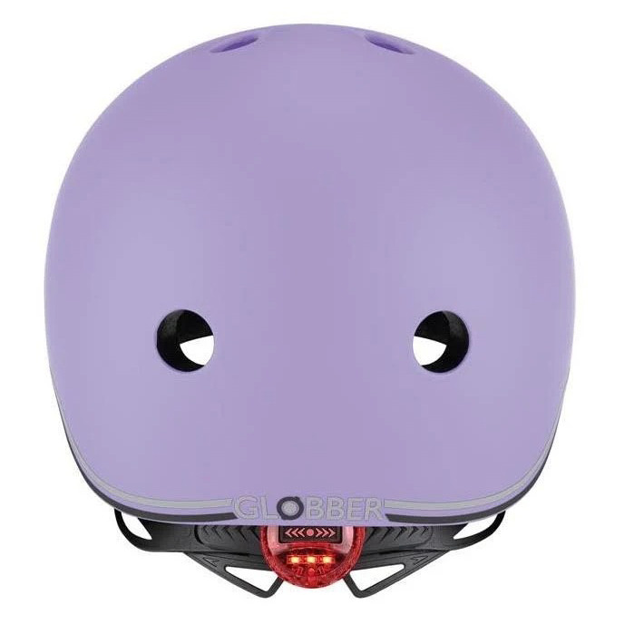 Детский защитный шлем GO UP LIGHTS GLOBBER 506-103 лавандовый, с фонариком, XXS 45-51см