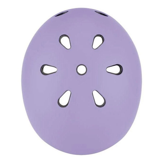 Детский защитный шлем GO UP LIGHTS GLOBBER 506-103 лавандовый, с фонариком, XXS 45-51см