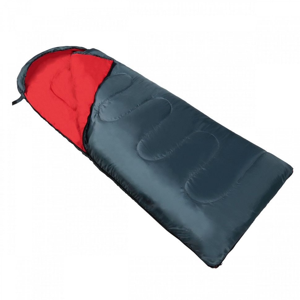 Спальный мешок (спальник) одеяло SportVida SV-CC0063 Navy Green/Red