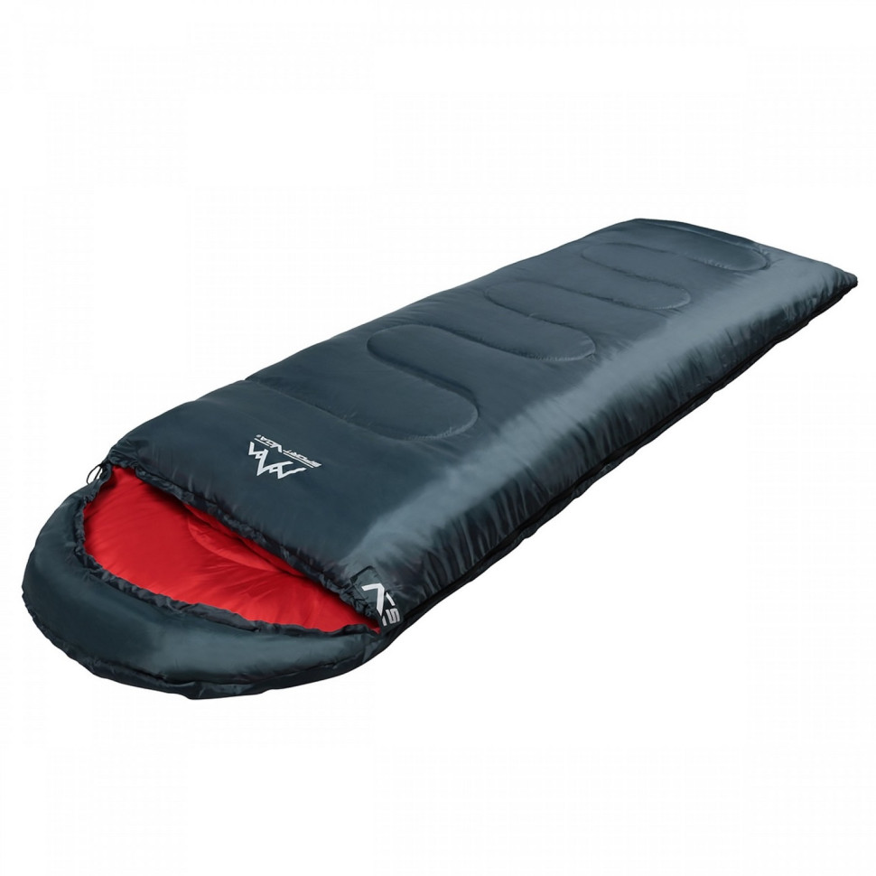 Спальный мешок (спальник) одеяло SportVida SV-CC0063 Navy Green/Red
