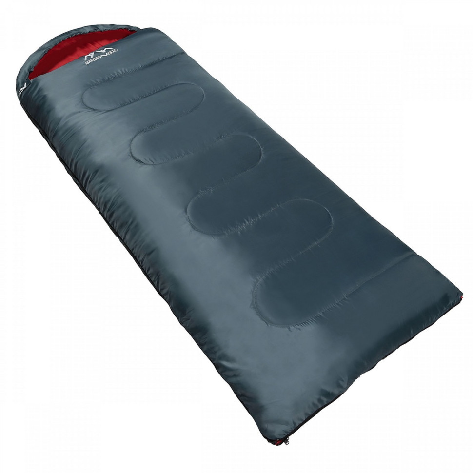 Спальный мешок (спальник) одеяло SportVida SV-CC0063 Navy Green/Red