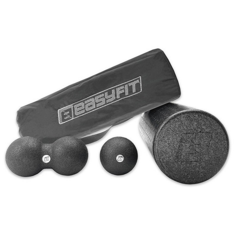 Набор для массажа MioSet-L EasyFit EF-2005-L (2 мячика + ролик)