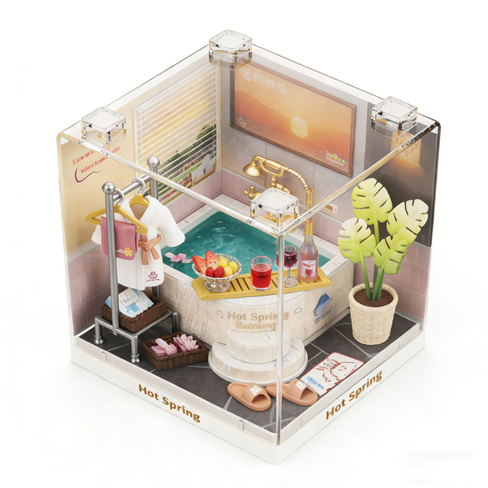 Конструктор-румбокс Термальна купальня Mini House 8041-MH серії 