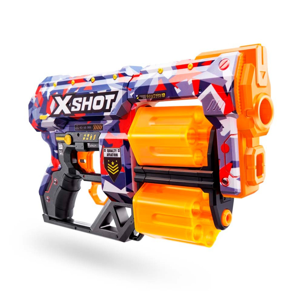 Швидкострільний бластер Skins Dread Malice X-Shot Zuru 36517Q 12 патронів