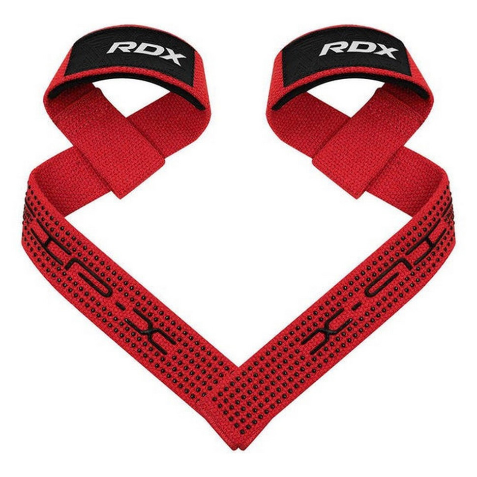 Лямки для тяги S4 Gym Cotton Gel Straps RDX Inc Limited WAC-S4R+ Red