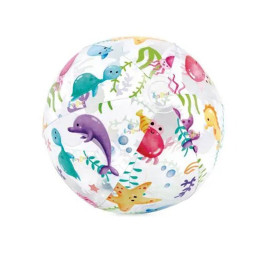 Детский надувной мяч Морские обитатели Intex 59040-7 размер 51 см
