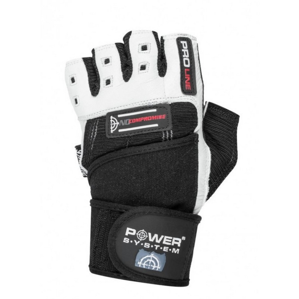 Рукавички для фітнесу No Compromise Power System PS-2700_XL_Black-White, XL 24 см