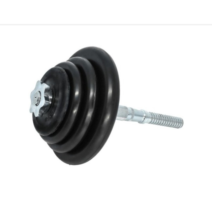 Гантели наборные DB-02 Fitnessport 10111FS (ручка – хром) 2 шт по 19,5 кг