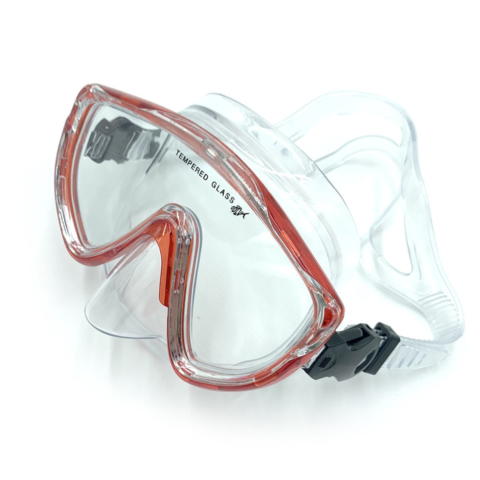 Маска для плавания DLV Newt NE-DLV-72-R, красная