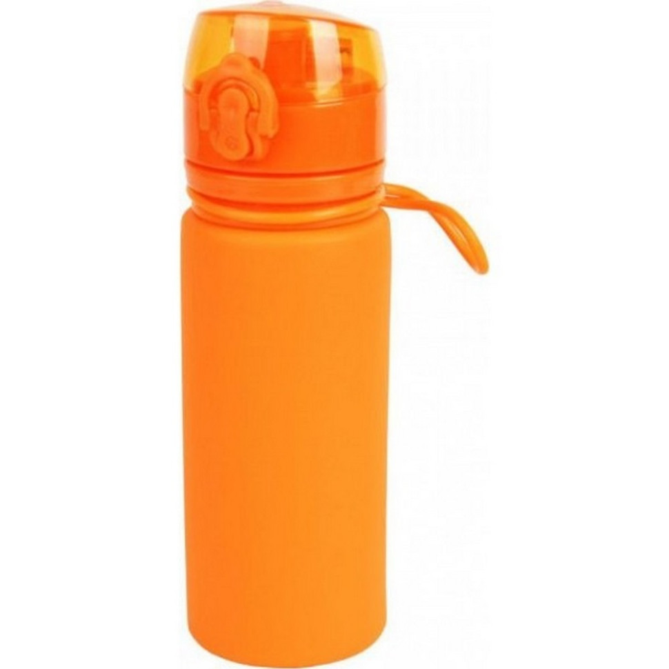 Бутылка силиконовая Tramp TRC-093-orange 500 мл, оранжевая