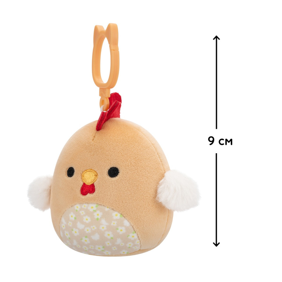 М'яка іграшка на кліпсі Півник Руті Squishmallows SQCP00465, 9 см