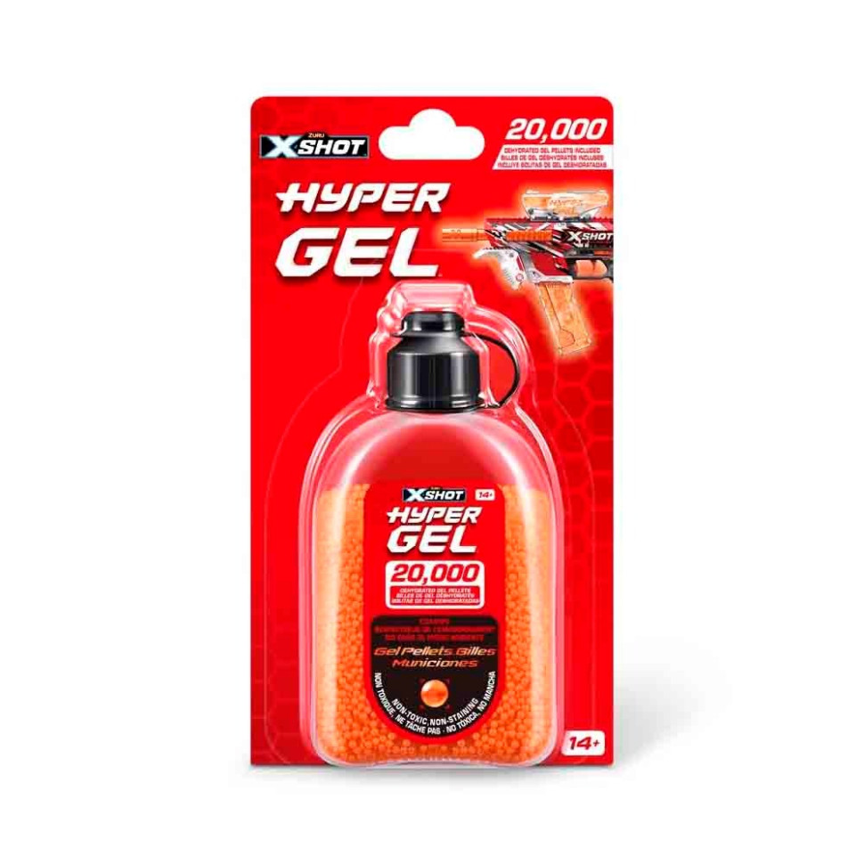 Ігрові гелеві патрони для бластеру Hyper Gel X-Shot 36625R 20000 штук