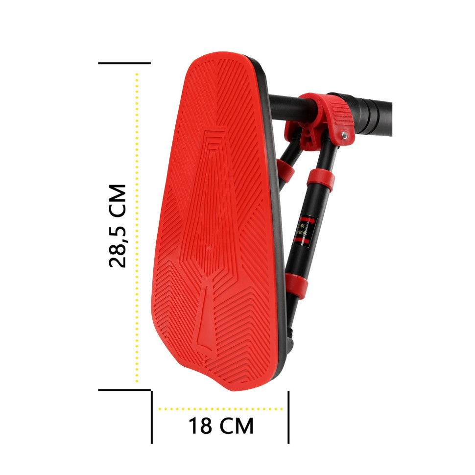 Турнік розсувний Elite+ Cornix XR-0295 Black/Red, розмір 100 х 140 см