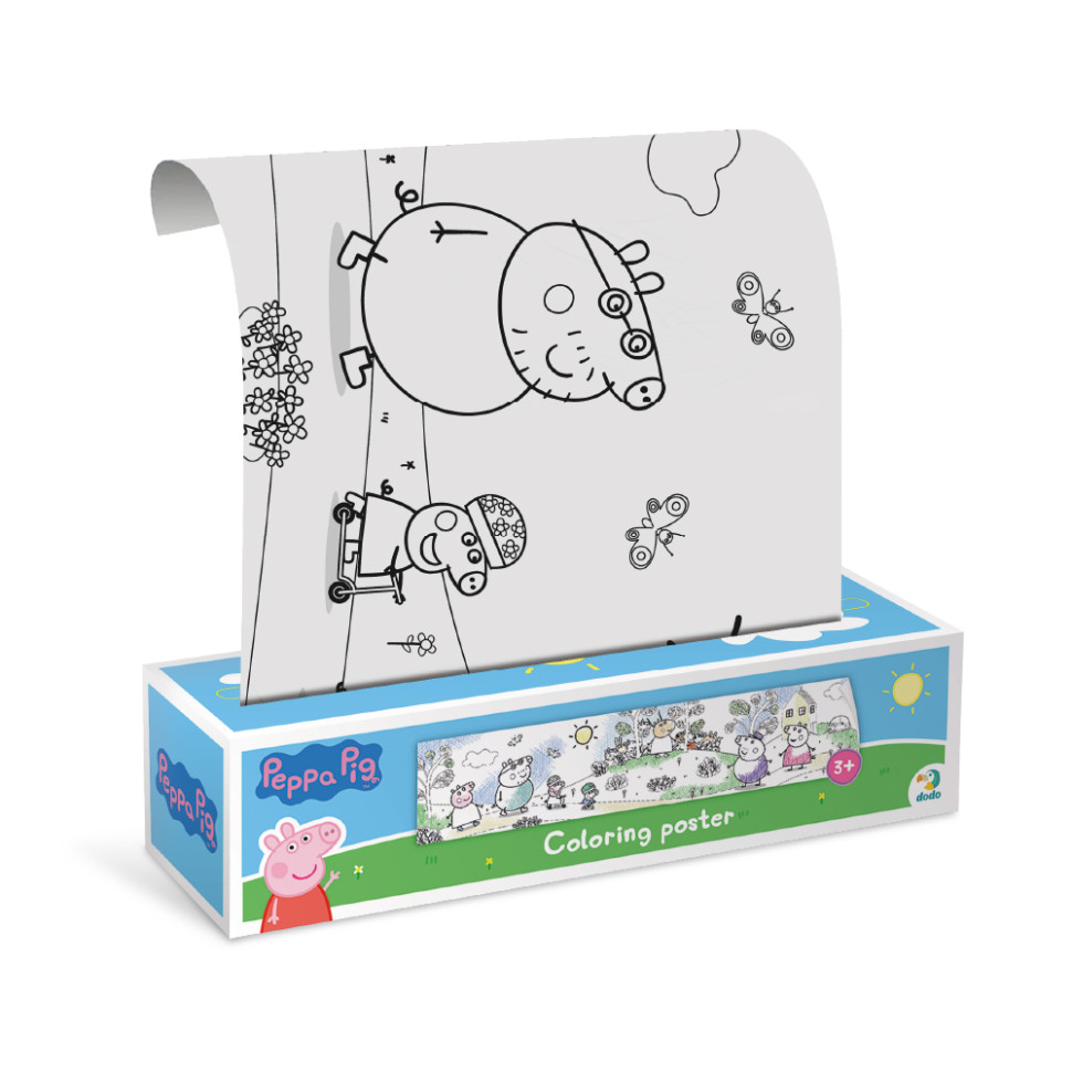 Раскраска детская Peppa Pig 