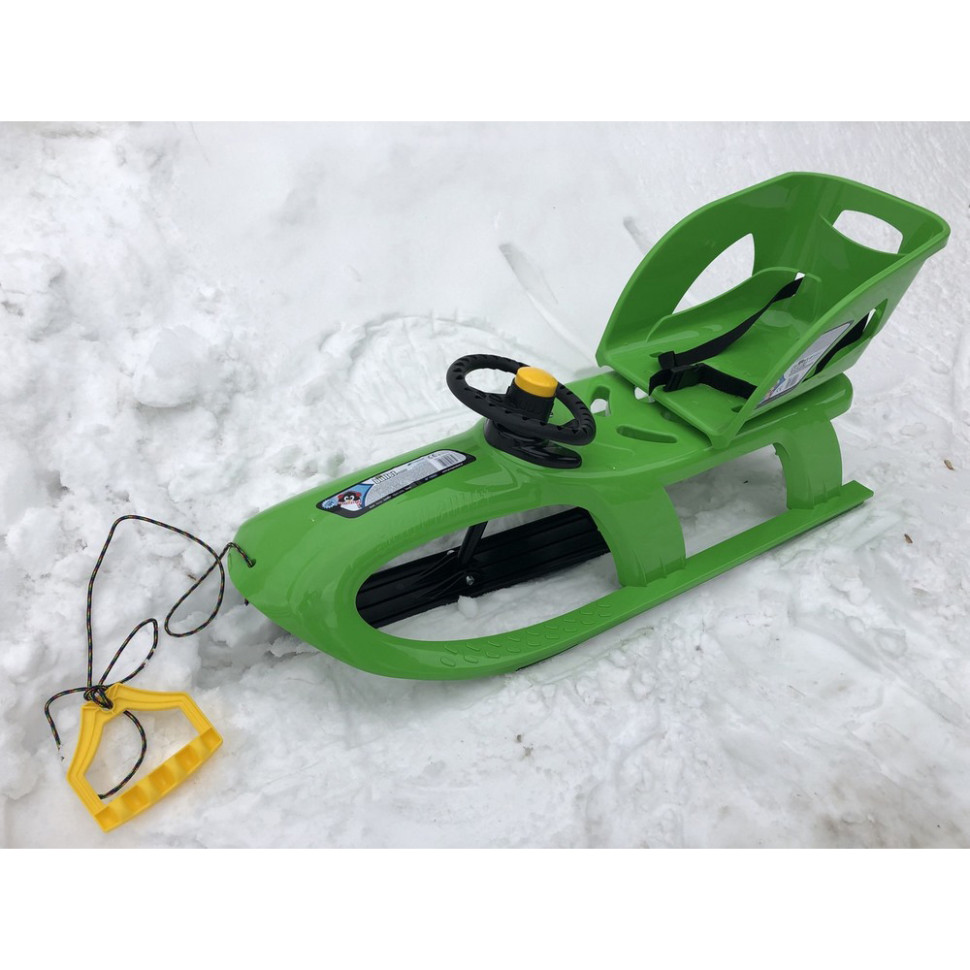 Зимние санки BULLET CONTROL Prosperplast 5905197069739 зеленые