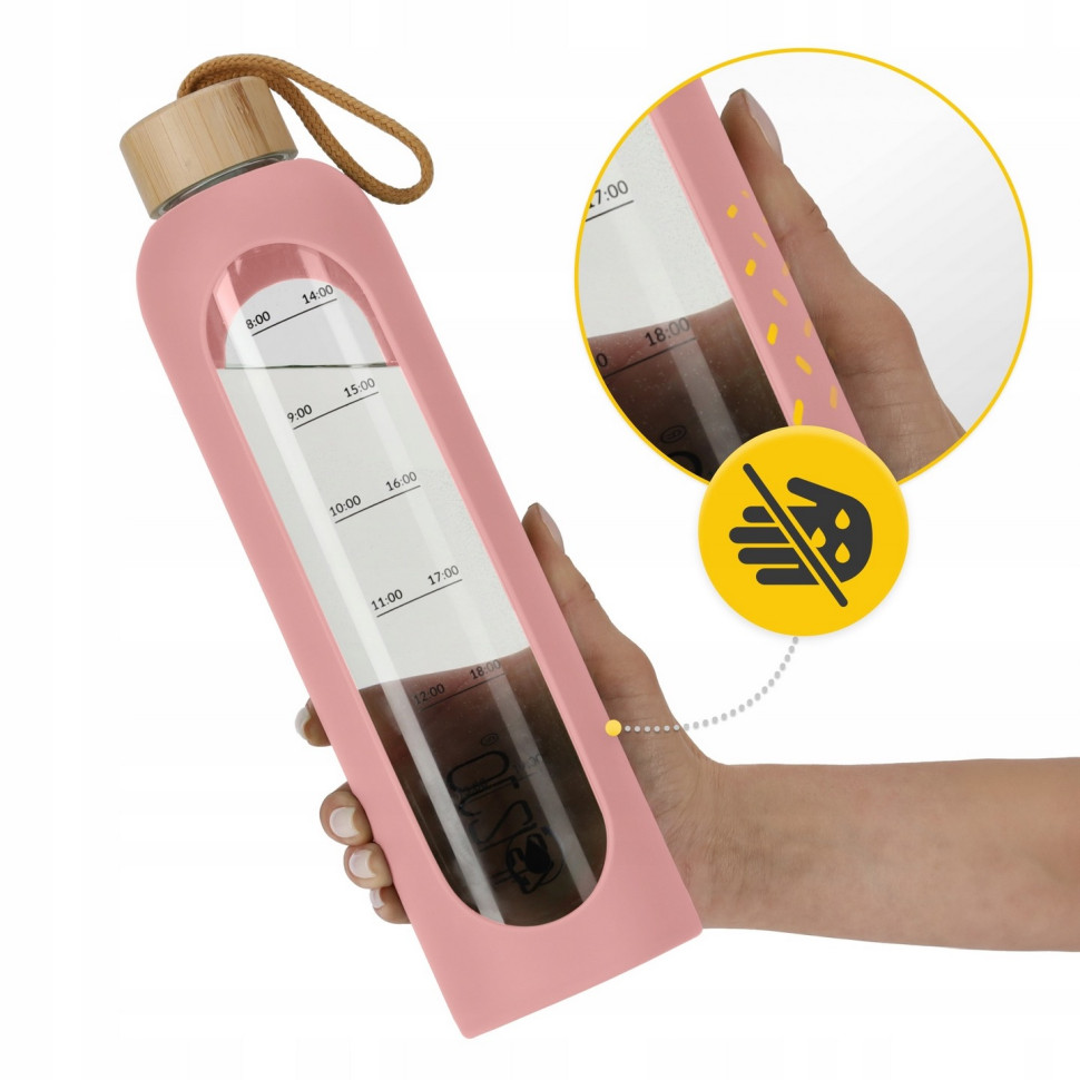 Пляшка для води спортивна 4FIZJO P-5905973403887 Pink 1000 мл