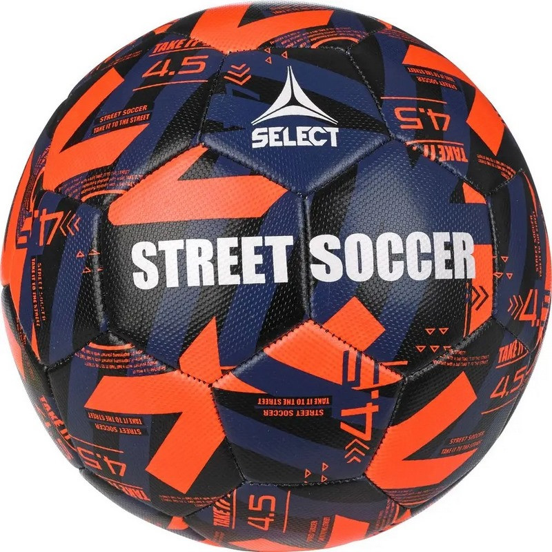 М'яч футбольний вуличний STREET SOCCER v23 Select 095526-113 помаранчевий № 4,5