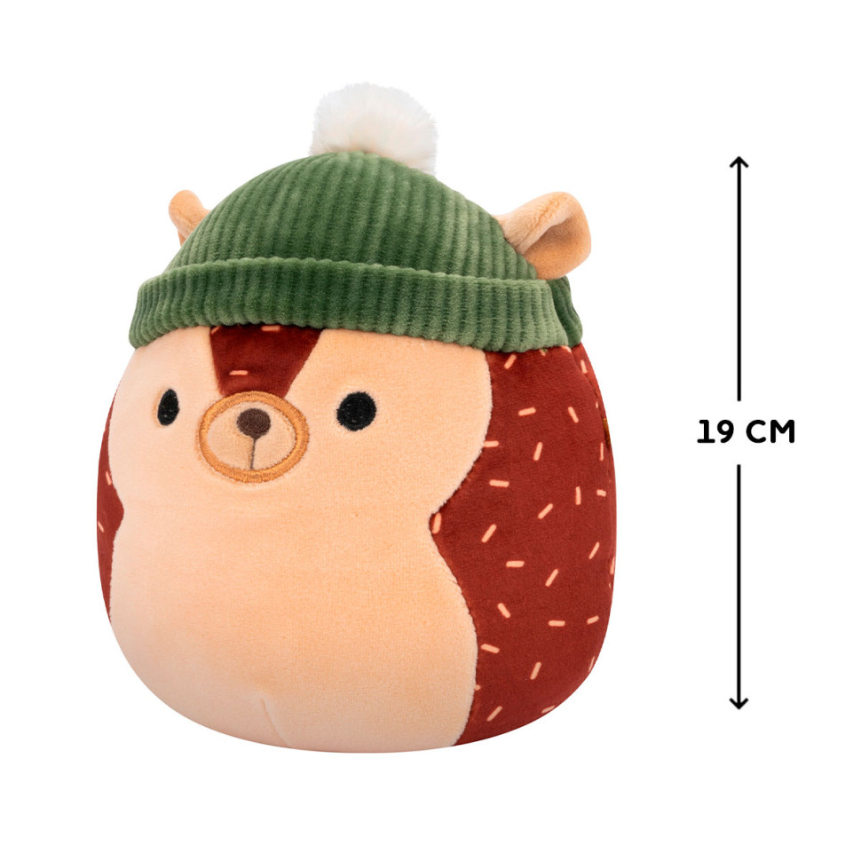 М'яка іграшка Їжачок Ганс у шапочці Squishmallows SQHV00031, 19 см
