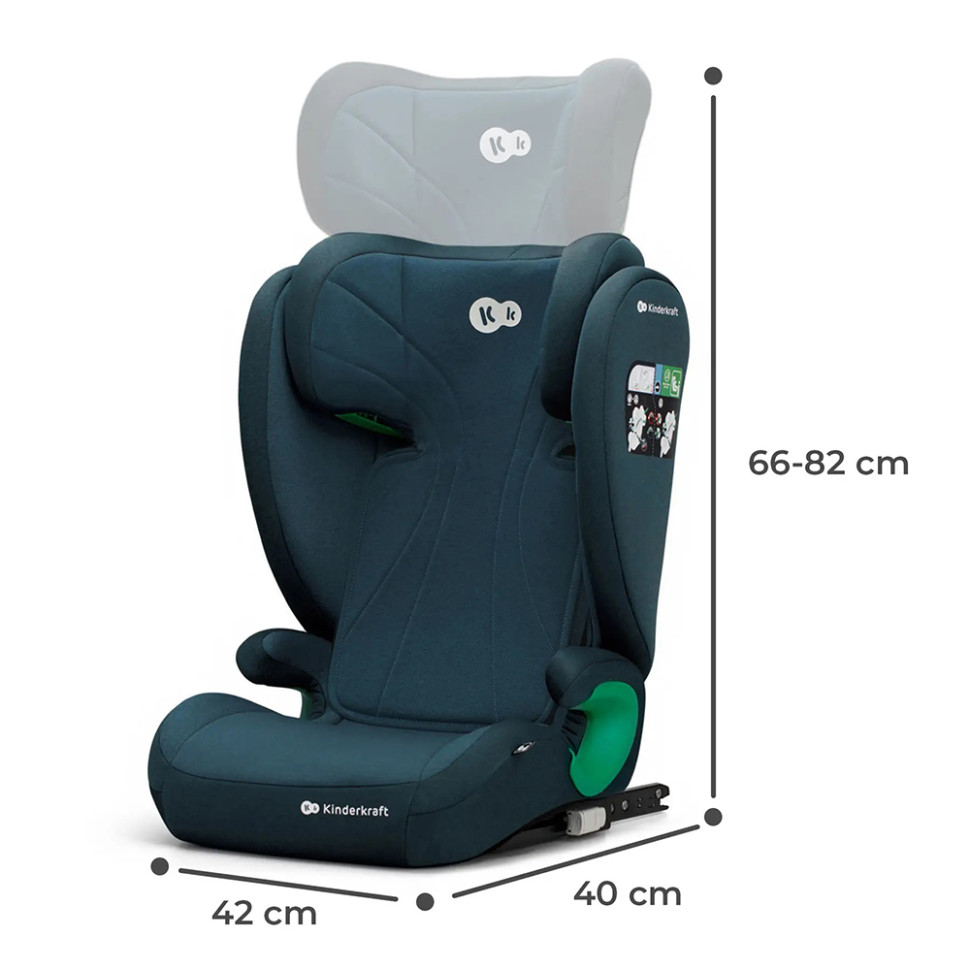 Автокресло Junior Fix 2 i-Size Kinderkraft KCJUFI20BLU0000 Harbour Blue