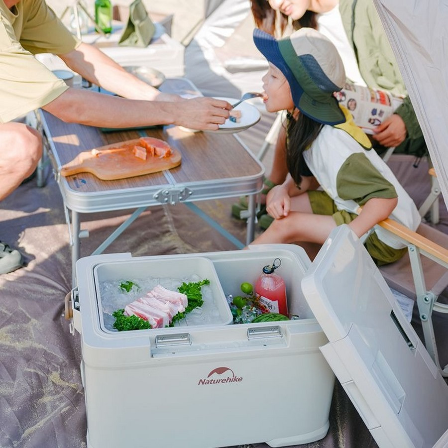 Туристичний холодильник CNK2300BS012 Naturehike 6976023925627, 30 л, бежевий