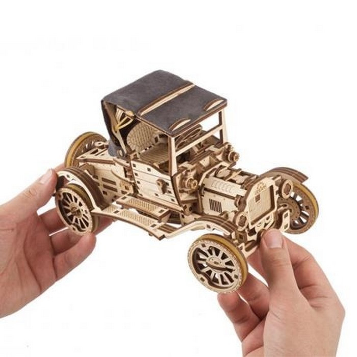 Дерев'яний механічний 3D конструктор 