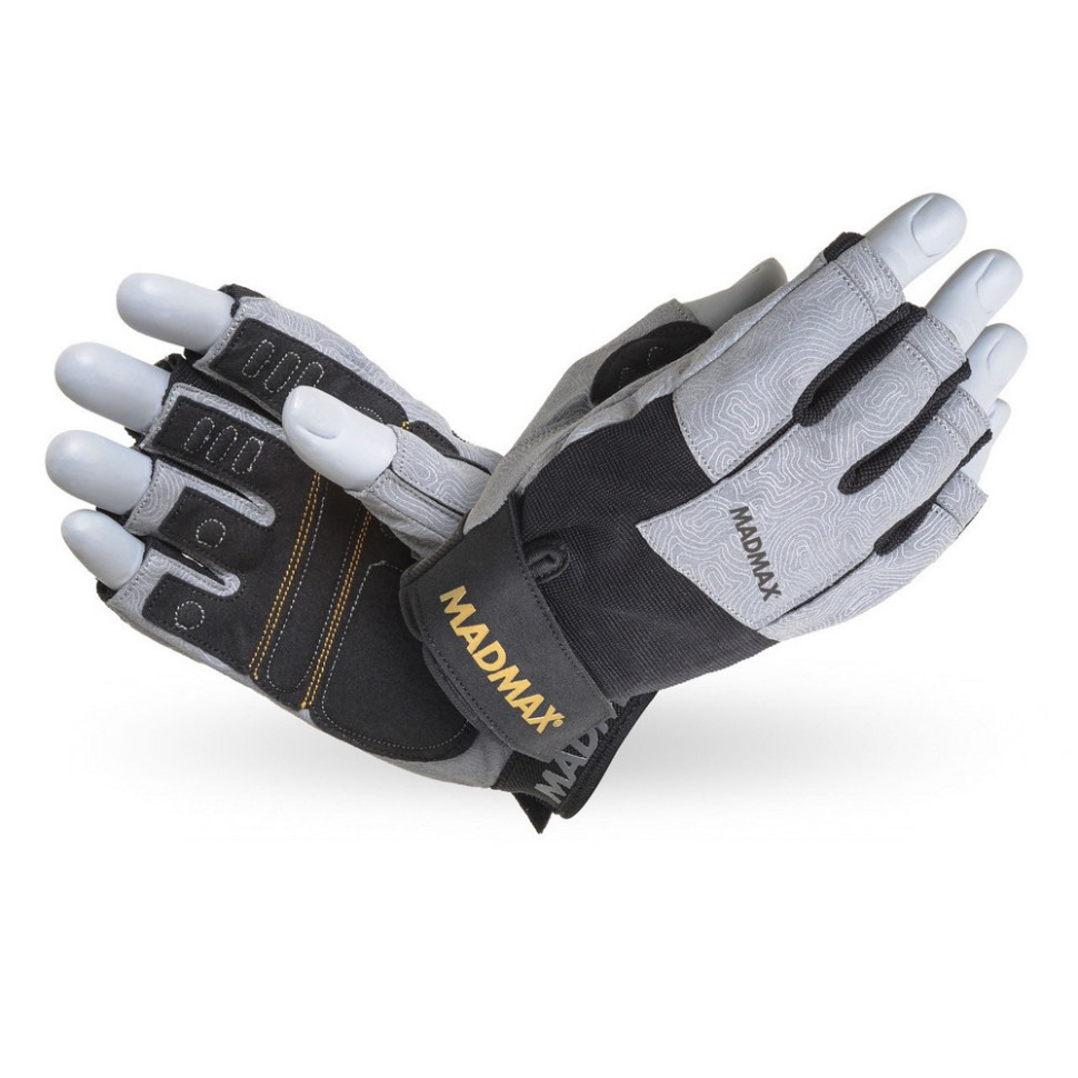 Рукавички для фітнесу Damasteel MadMax MFG-871_S, Grey/Black, S