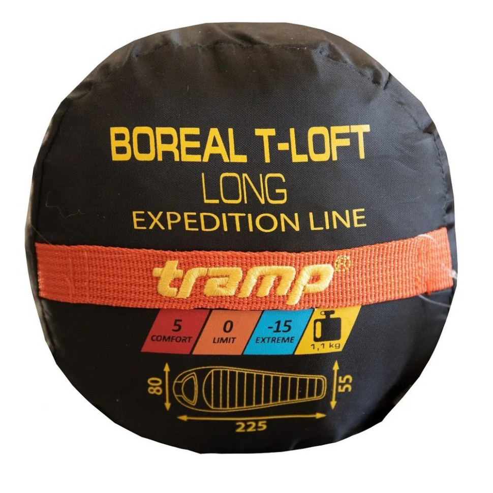 Спальный мешок Boreal Long Tramp UTRS-061L-L Левый