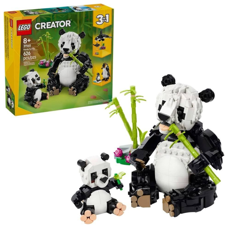 Конструктор Дикие животные: Пандовые LEGO 31165, 626 деталей