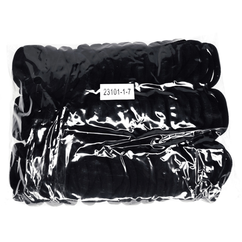 Резинки для волос Черные-1 La-beauty 0307-1114-2, 100 штук     