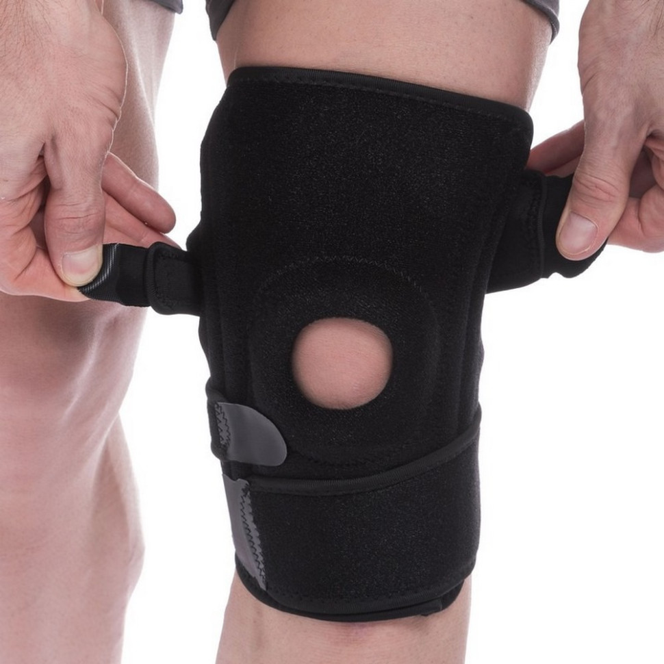 Наколінник бандаж з еластичними ребрами жорсткості Gemini Sport GMT-9096