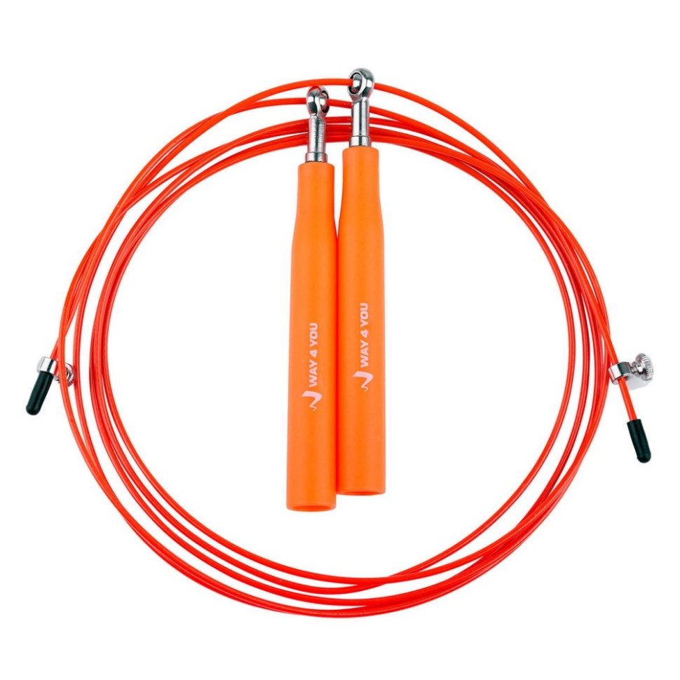 Швидкісна скакалка ULTRA SPEED CABLE ROPE 3 Way4you w40036-or