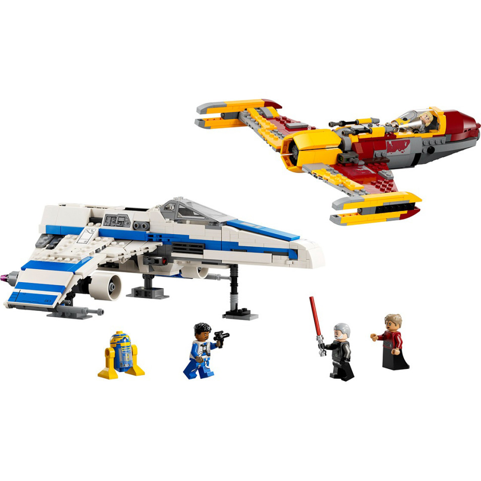 Конструктор LEGO Star Wars™ Винищувач Нової Республіки «E-Wing» проти Зоряного винищувача Шин Хаті 75364, 1056 деталей 
