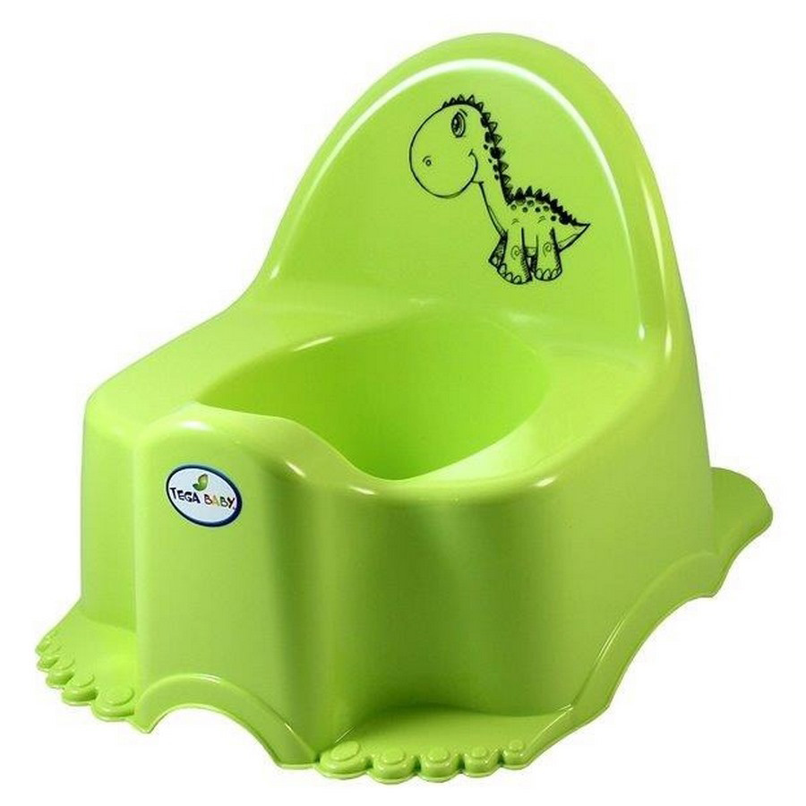 Горщик дитячий «Динозавр» Tega Baby PO-056-138 салатовий