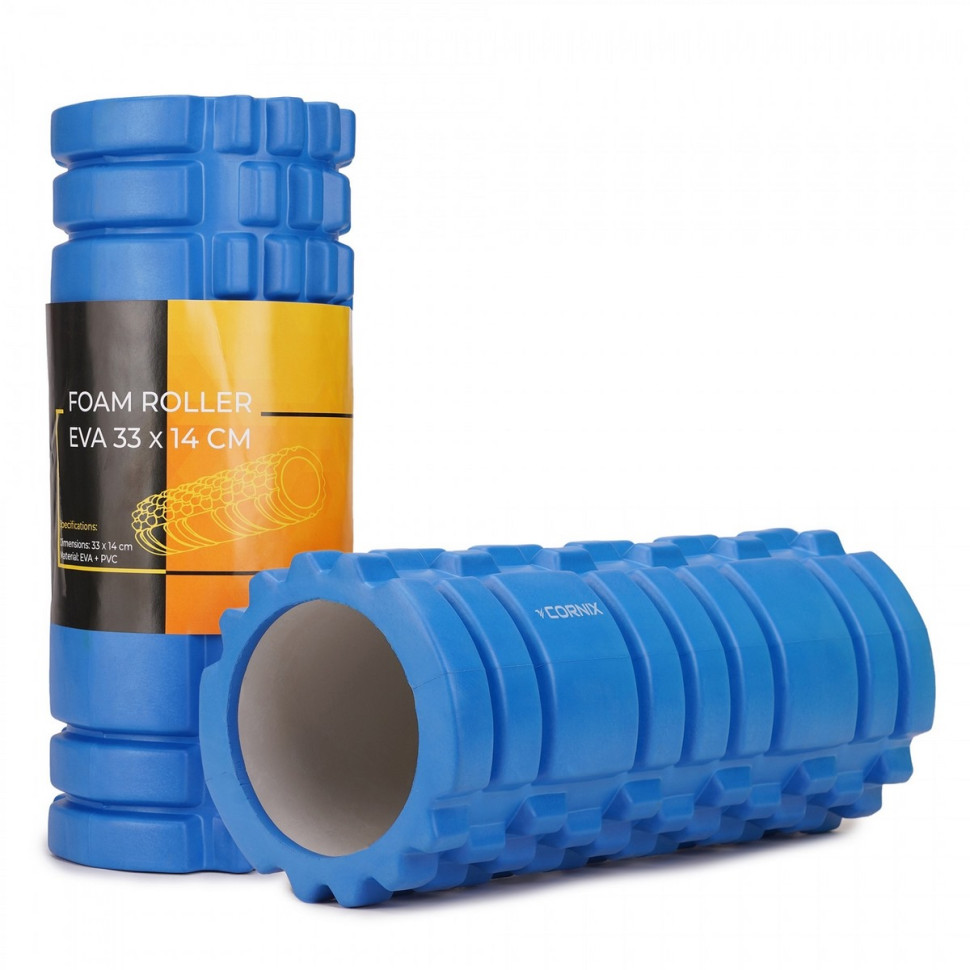 Масажний ролик Cornix XR-0035 EVA 33 x 14 см, Blue