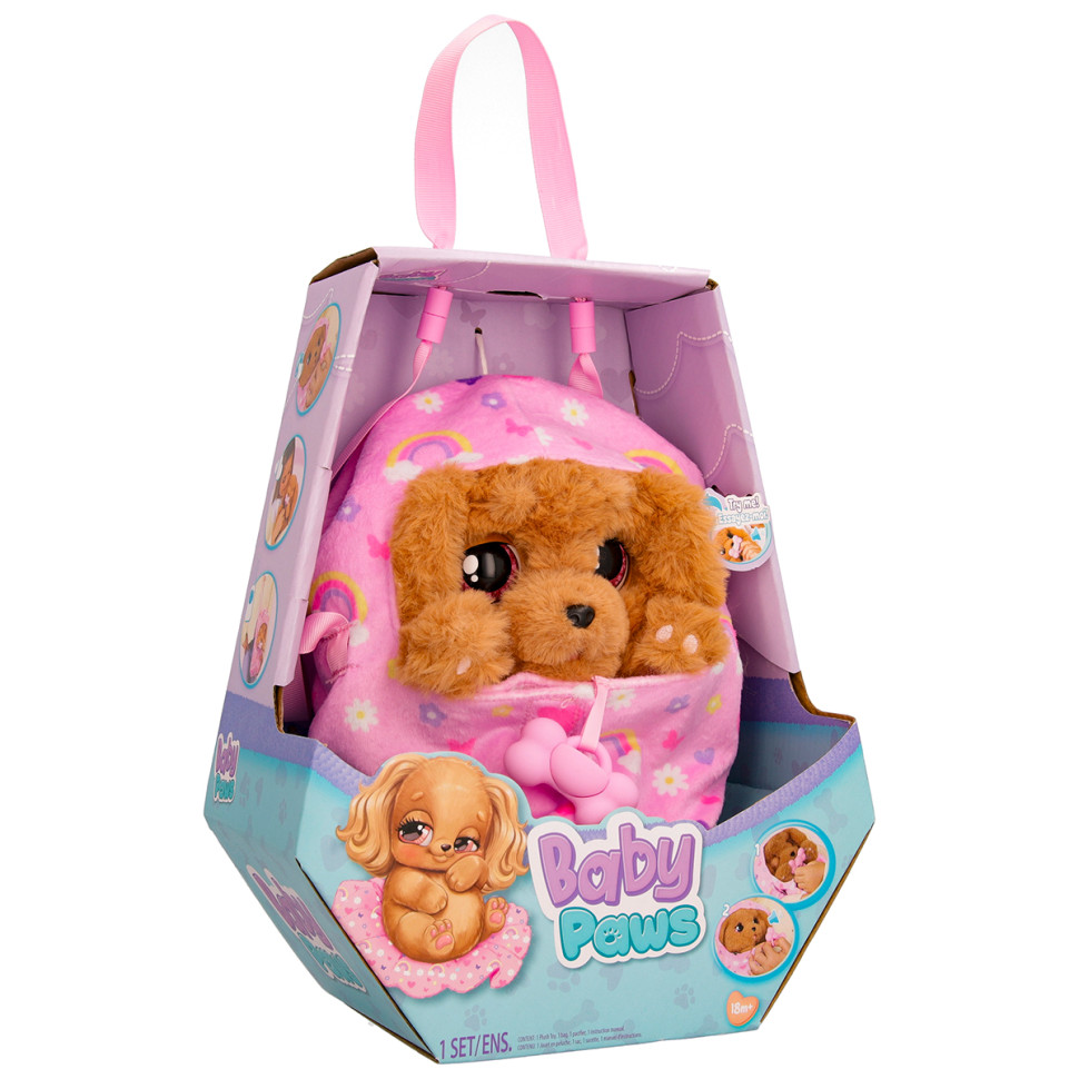 Интерактивная игрушка Щенок кокер-спаниель Мегги Baby Paws 917637IM со звуком