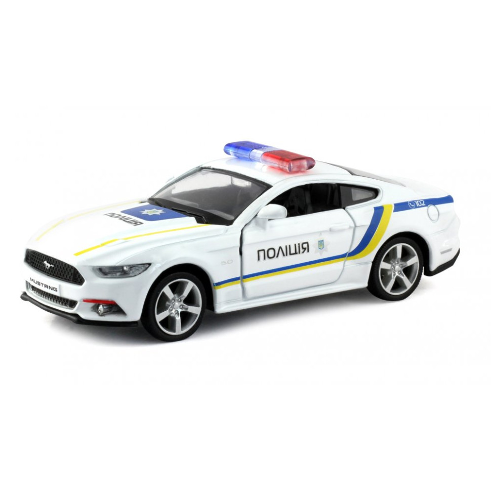 Инерционная машинка Ford Mustang UKRAINIAN POLICE CAR Uni-fortune 554029P-UKR