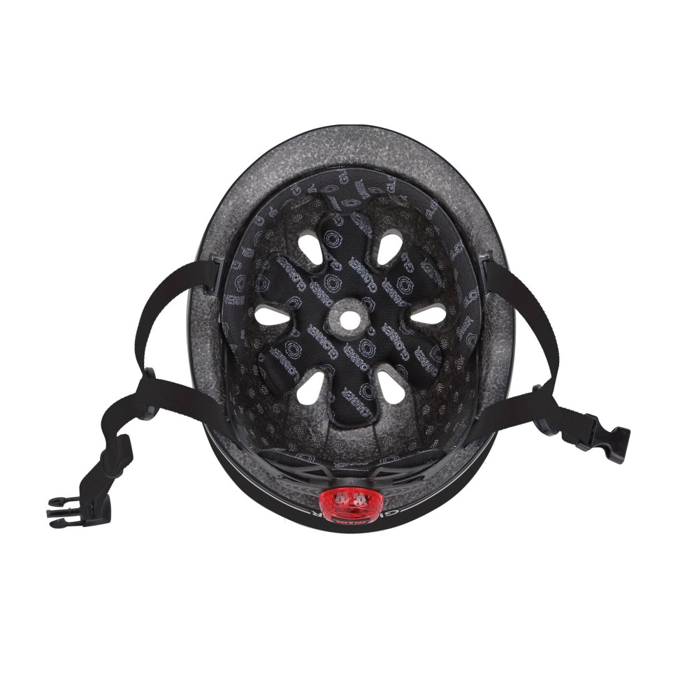 Дитячий захисний шолом GO UP LIGHTS GLOBBER 506-210 пастельний рожевий, з ліхтариком, XXS 45-51см