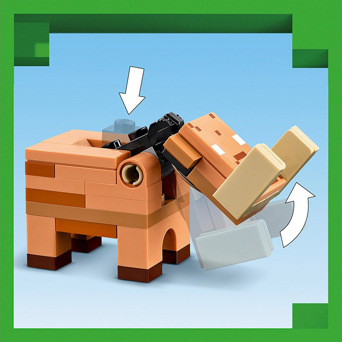 Конструктор Lego Minecraft Засада возле портала в Нижнем мире 21255LG 352 детали