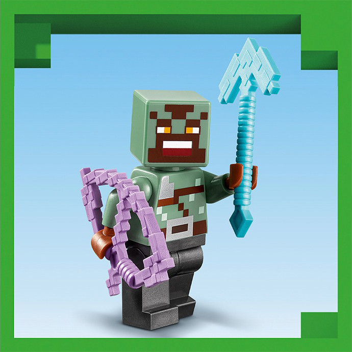 Конструктор Lego Minecraft Засада возле портала в Нижнем мире 21255LG 352 детали
