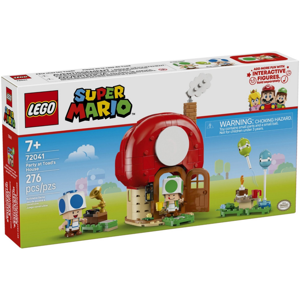 Конструктор Super Mario Вечірка в будинку Toad LEGO 72041, 276 деталей