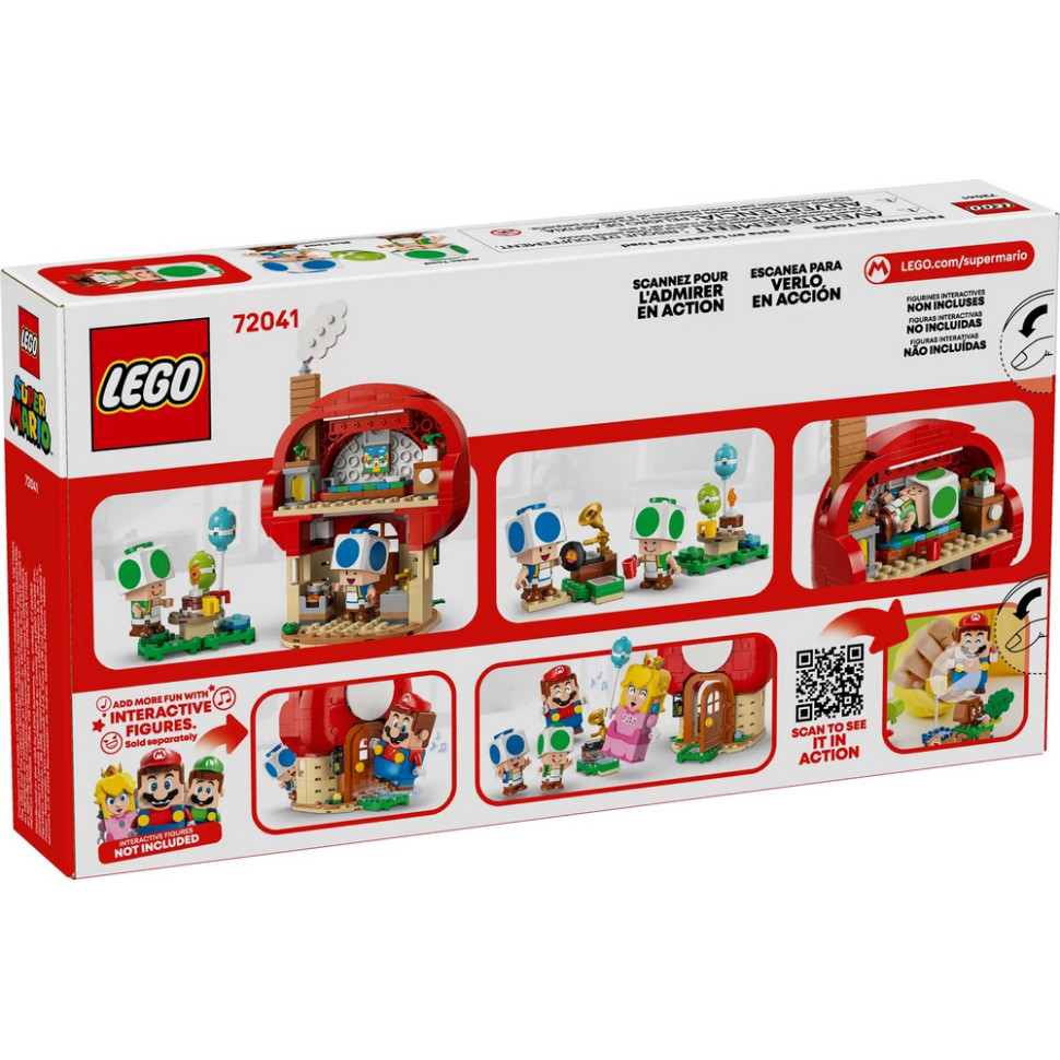 Конструктор Super Mario Вечірка в будинку Toad LEGO 72041, 276 деталей