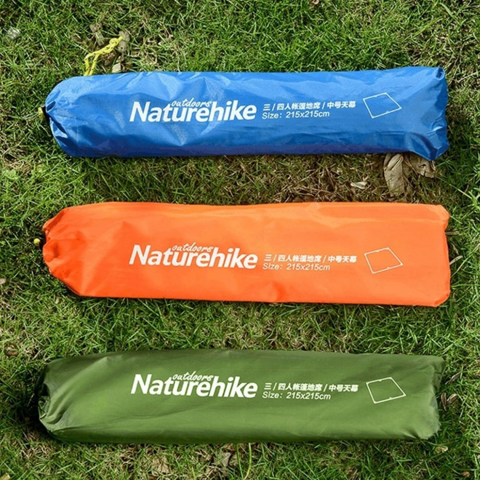 Тент универсальний 210T NH15D005-X Naturehike 6927595706138 oxford 215 х 215 см, блакитний