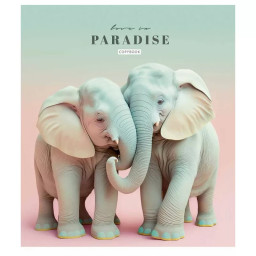 Тетрадь общая "Love in paradise" Школярик 036-3256L-1 в линию, 36 листов