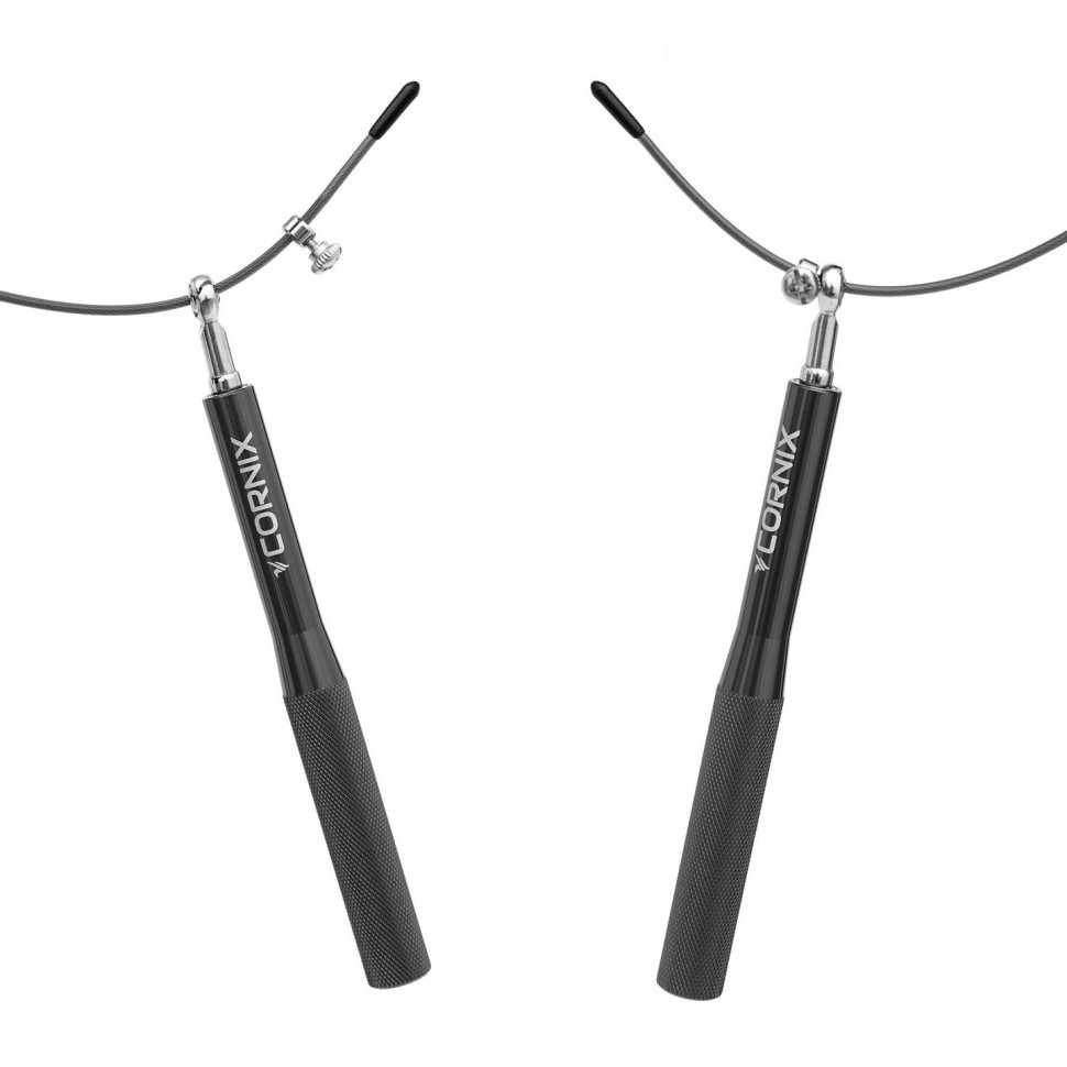 Скакалка скоростная для кроссфита Speed Rope Cornix XR-0152 Black