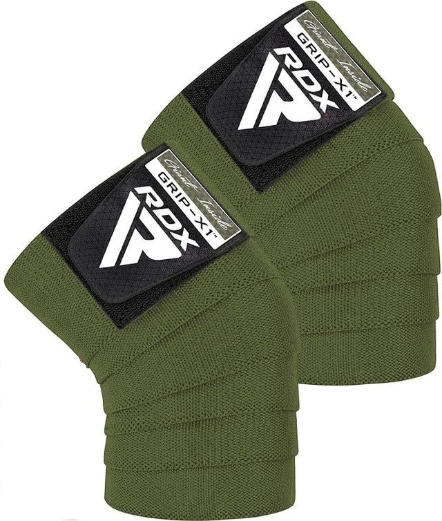 Бинти на коліна K1 GYM Knee Wraps RDX Inc Limited WAH-K1AG, Army Green