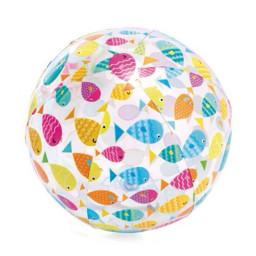 Детский надувной мяч Рыбки Intex 59040-6 размер 51 см Детский надувной мяч Рыбки Intex 59040-6 размер 51 см